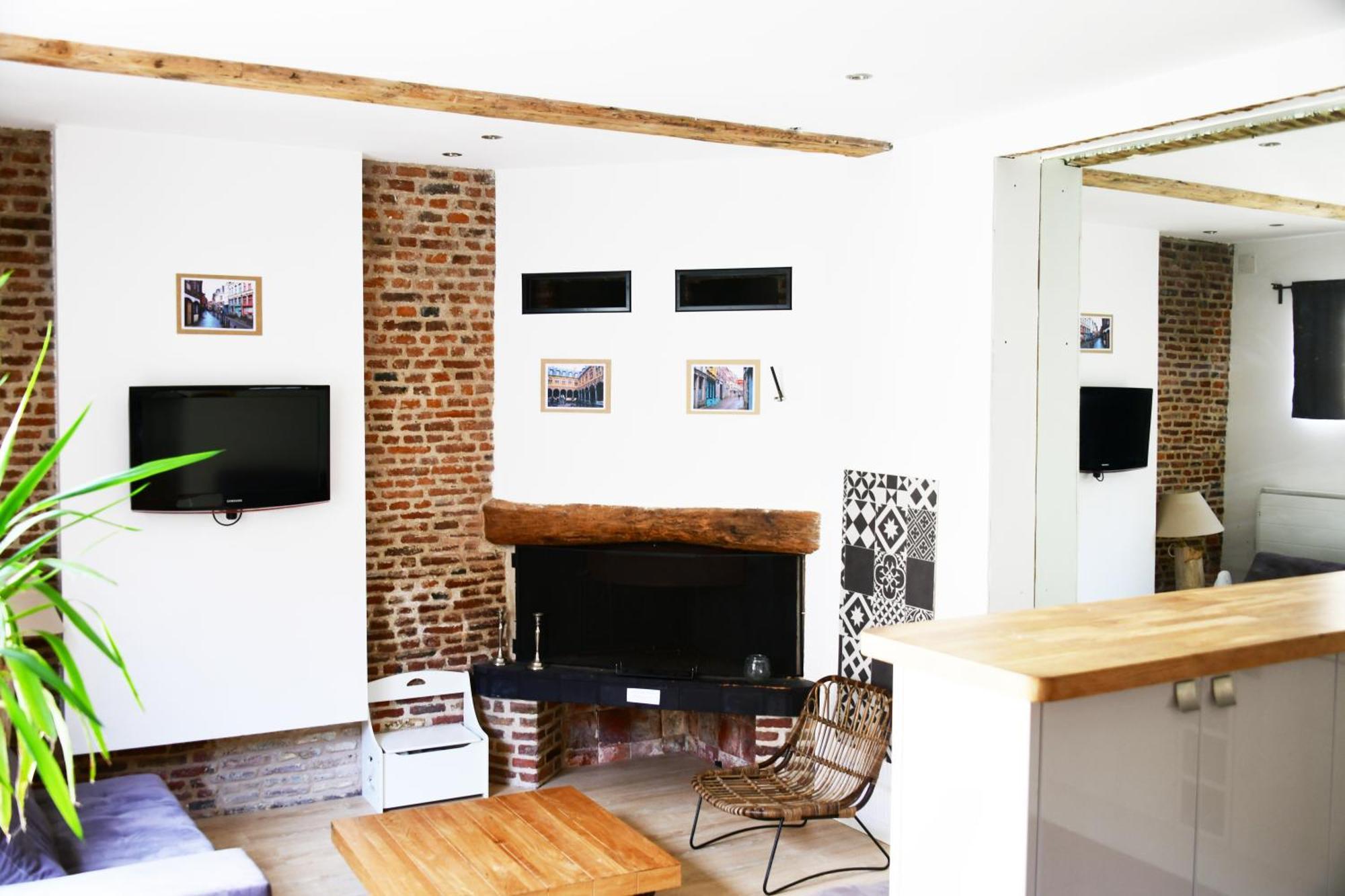 Maison Vieux Lille 3 Chambres Parking Prive 24H24H Acces Zimmer foto